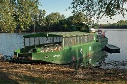 Touristenboot im Kopacki Rit