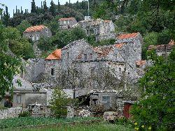 Insel Korcula: einsames Dorf