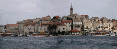 Insel Korcula: Hafenpromenade