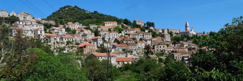 Insel Lastovo: Panorama Stadtansicht