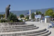 Struga: Denkmal Mutter Teresa