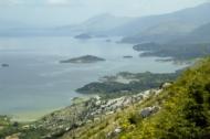 Skader See, Blick nach Albanien
