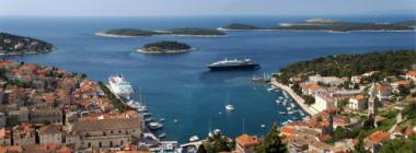 Insel Hvar: Hafenpanorama