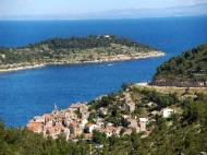 Insel Vis: Panoramablick