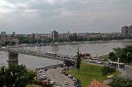 Novi Sad: FriedensbrÃ¼cke Ã¼ber die Donau