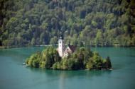 Kleine Kirche im Bleder See