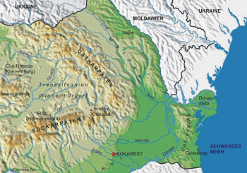 Landkarte Donaudelta