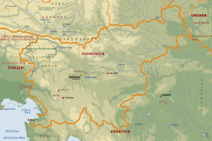 Slowenien Detailkarte