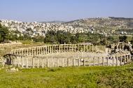 Jerash: Antikes Ovales Forum